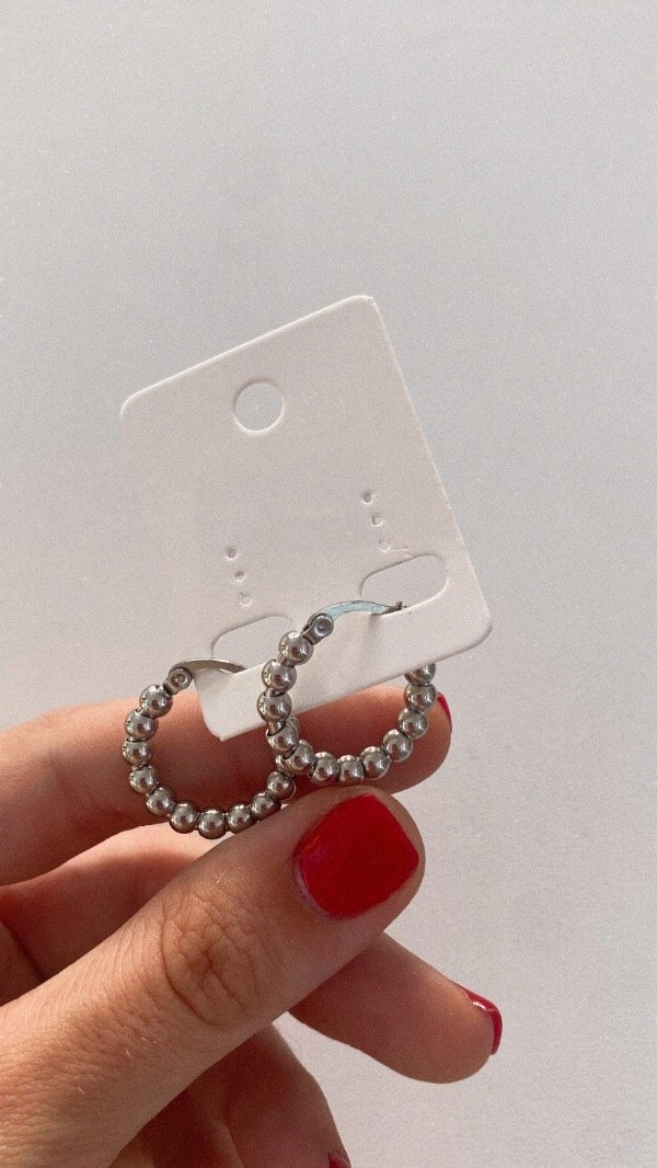 Producto - Argollas Zoe. ACERO