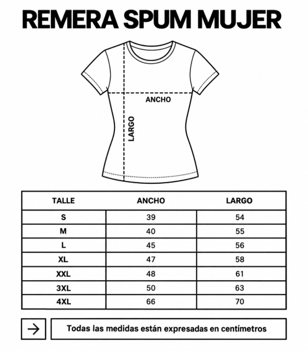 Producto - REMERA DAMA SPUM BLANCO - 1