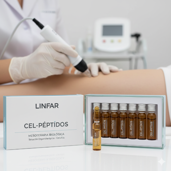 Producto - Mesoterapia Biológica con CEL-PÉPTIDOS Linfar: Adiós a la Celulitis