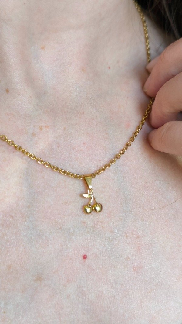 Producto - Collar Cereza Gold