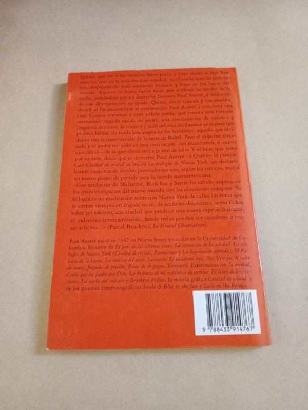 Producto - Ciudad de cristal - Paul Auster - Anagrama 2006 - 1