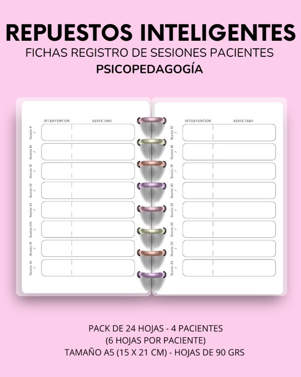 Producto - FICHAS DE REGISTRO DE SESIONES PSP, FONO Y PSICOMOTRICISTA - 3
