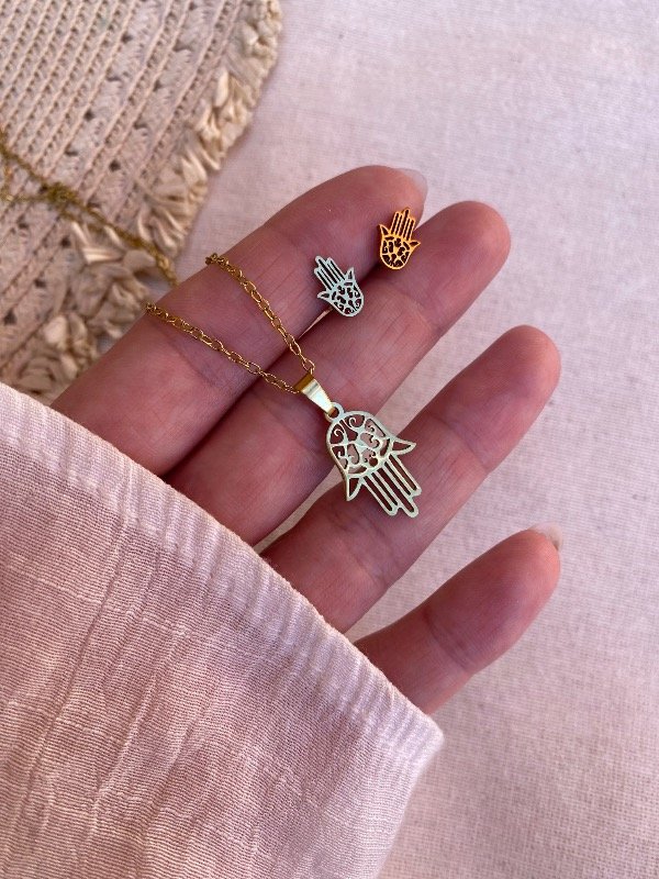 Producto - Conjunto Mano de Fátima A.D