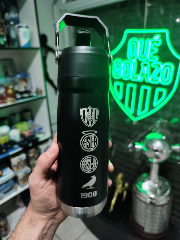 Producto - Botella San Lorenzo térmica Frio / Calor con manija 650ml