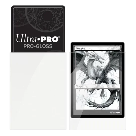 Producto - Fundas Protectoras para Cartas x100 - ULTRA-PRO White Gloss (Por unidad)