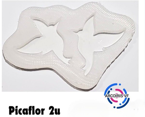 Producto - Molde colibrí 2 unidades 3cm