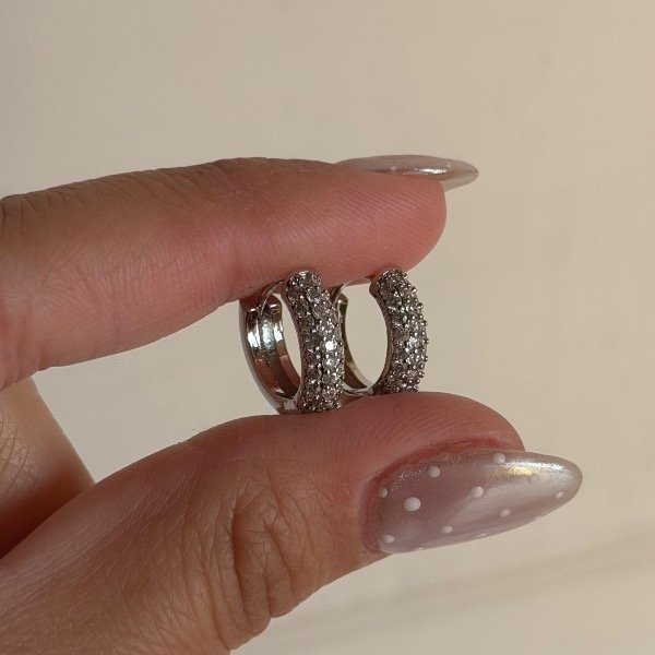 Producto - Aros kate plateados - 0