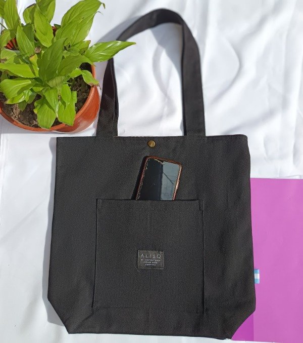 Producto - Tote liso negro