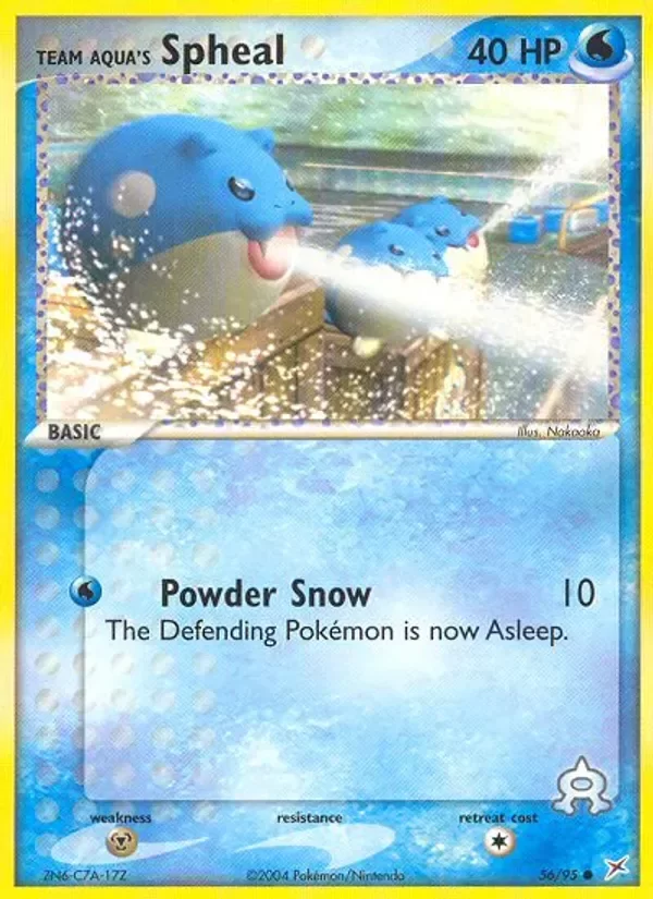 Producto - Team Aqua's Spheal 56/95 - Team Magma vs Team Aqua