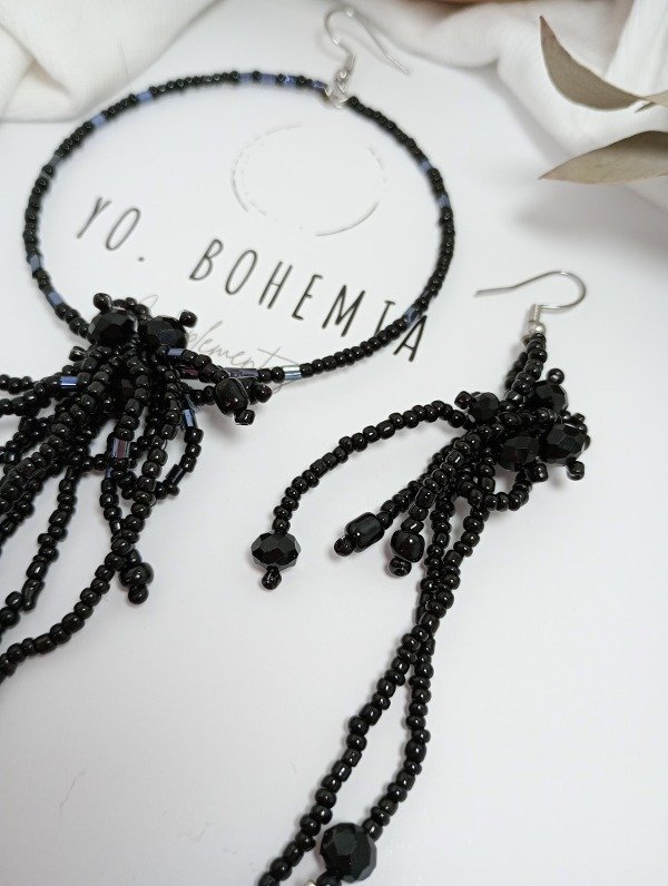 Producto - Aros LIA irregular black - 2