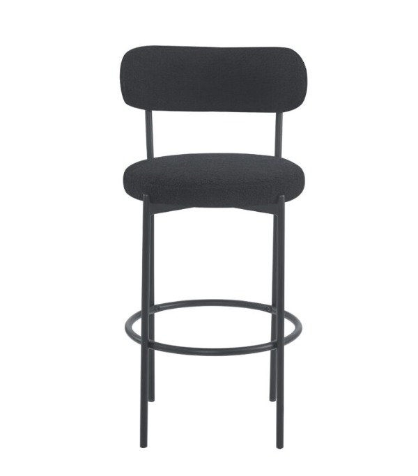 Producto - BANQUETA SIENNA TELA BOUCLE NEGRA - 4