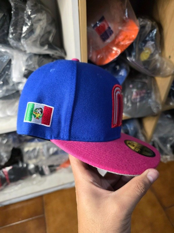 Mexico world baseball new era 59fifty pink — imagen 3