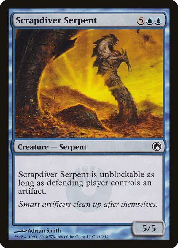 Producto - Scrapdiver Serpent  Scars of Mirrodin
