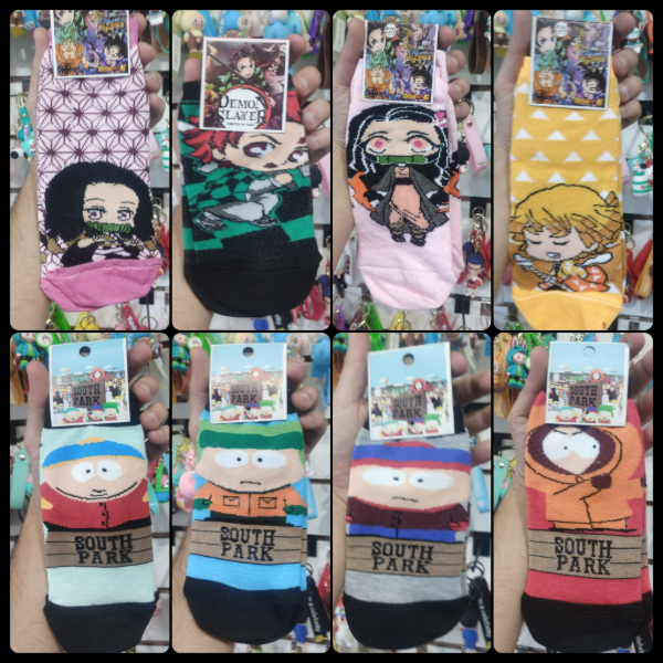 Producto - Medias Demon Slayer y South Park