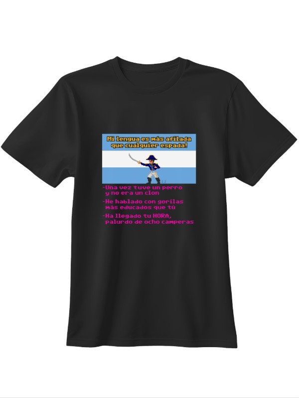 Producto - Remera negra San Martín (a pedido)