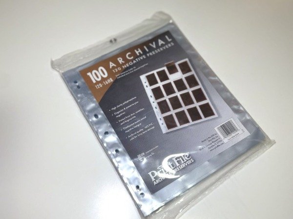 Producto - Hojas portanegativos 120 4x4 Printfile x 10 hojas