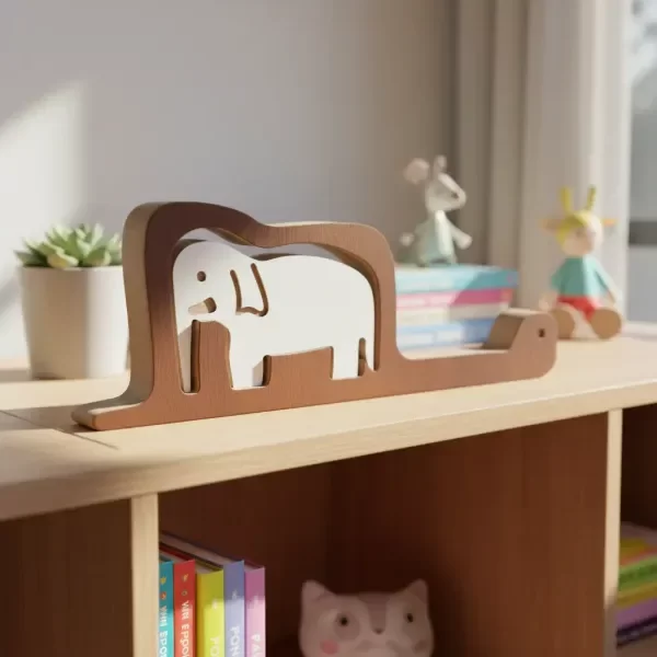 Producto - Decoracion Boa Y Elefante El Principito De Madera - 2