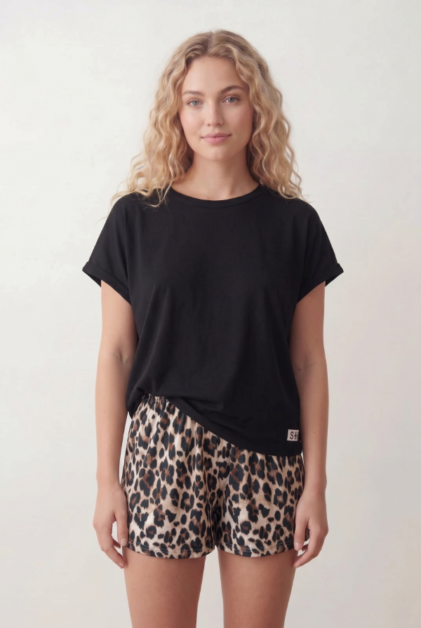 Producto - NO RULES PIJAMA REMERA MANGA CORTA Y SHORT