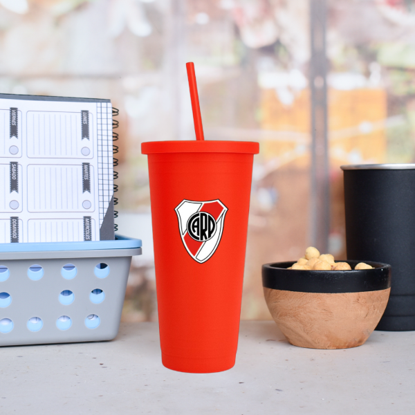 Producto - Vaso XL futbol con sorbete