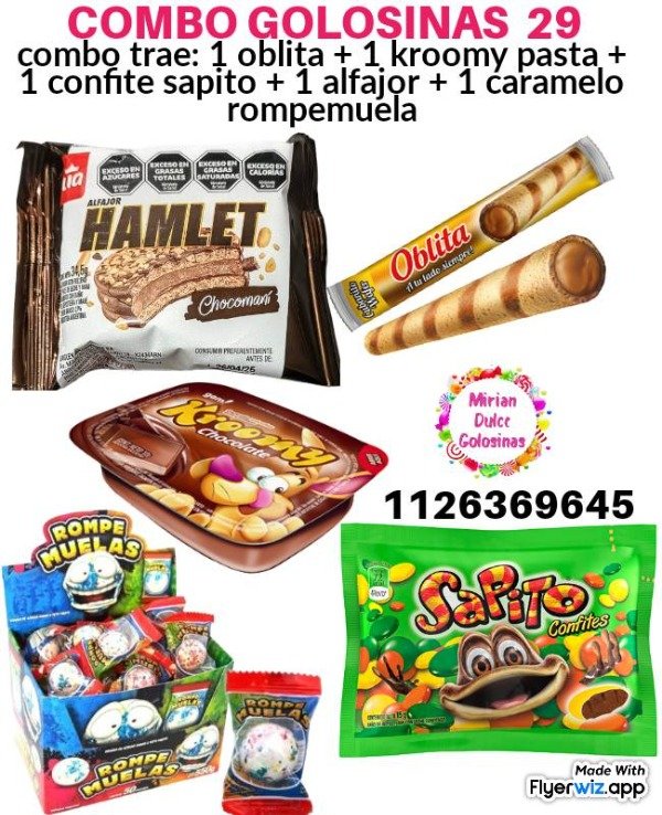 Producto - Combo golosinas 29
