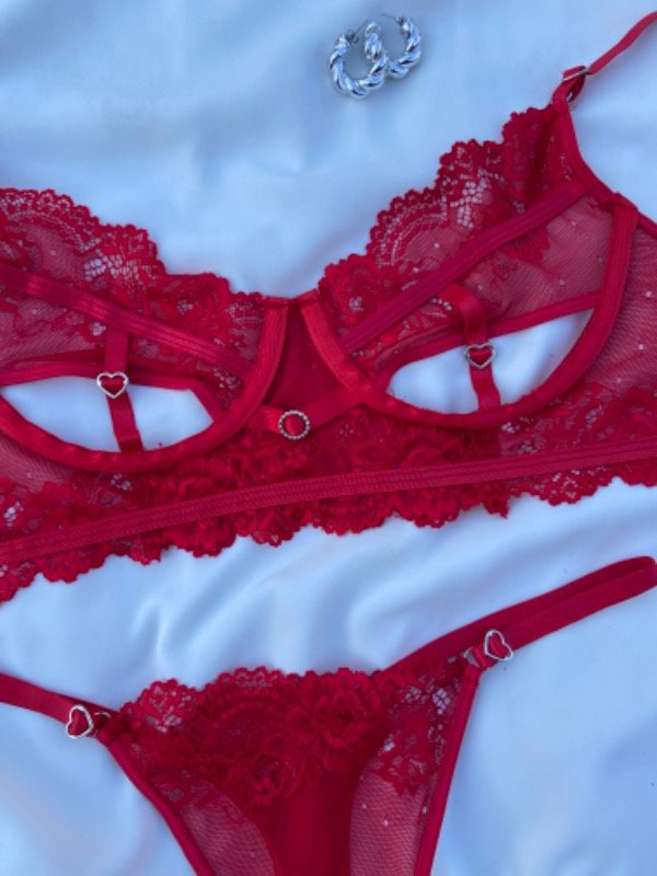 Producto - Conjunto Antonella Rojo - 3