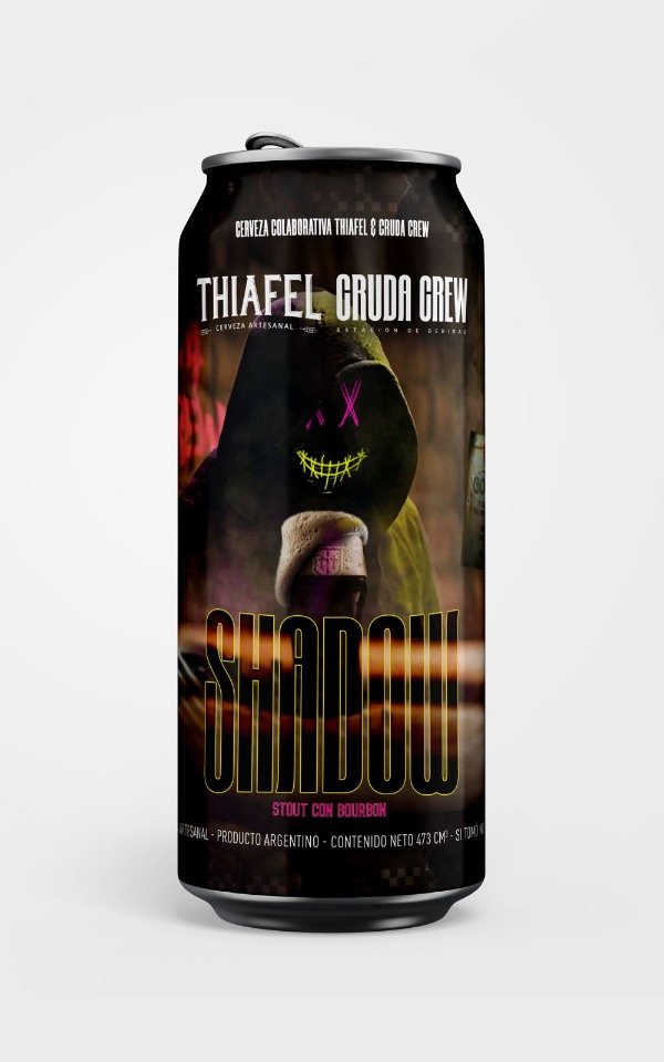 Producto - Lata Cerveza Stout Con Bourbon en Roble y Cacao "SHADOW"