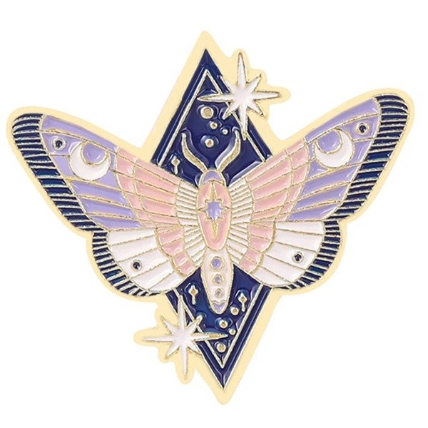 Producto - Pin mariposa rombo de fondo