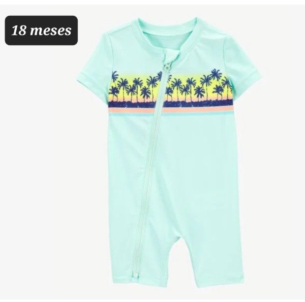 Producto - Traje de baño entero carters talle 18 meses celeste