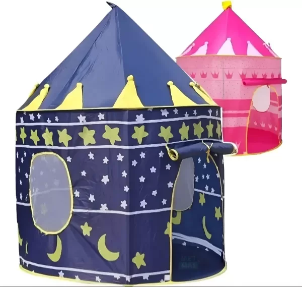 Producto - Carpa Infantil Casita Niños Castillo Para Nenes Camping Azul/Rosa