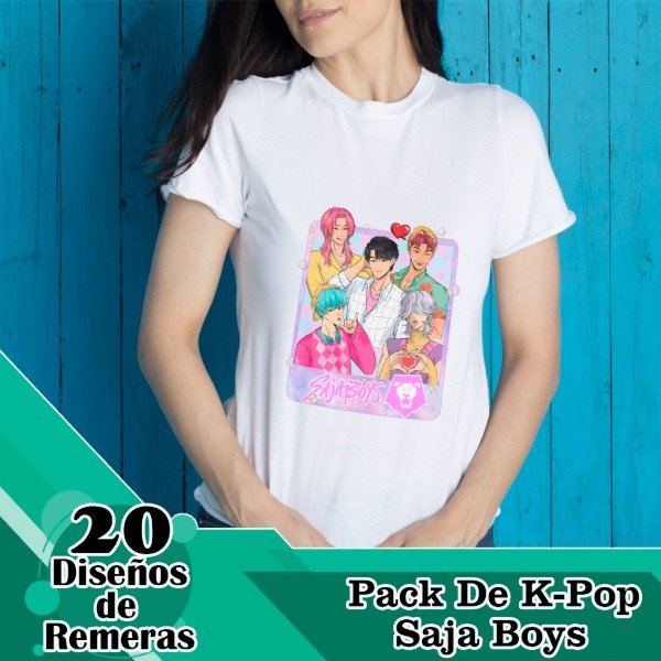 Producto - Diseños Digitales / Plantillas Para Remeras De K-Pop Demon Hunters Saja Boys