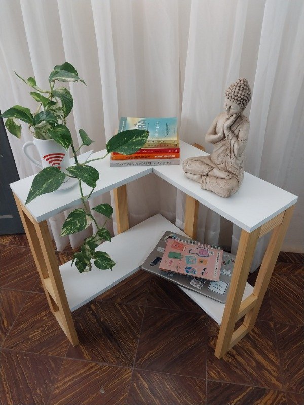 Producto - Repisa esquinera 80cm de alto 60cm a cada lado (POR ENCARGUE) - 0