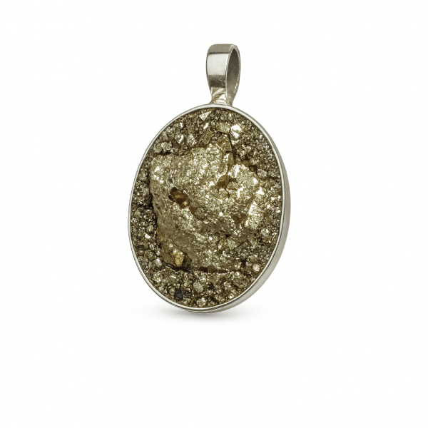 Producto - Óvalo de Pirita incrustada