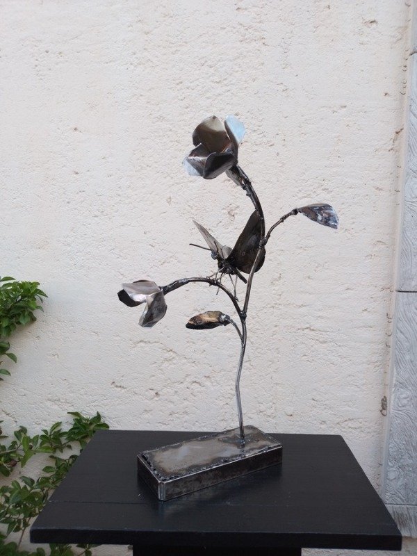 Producto - Mariposa y flores