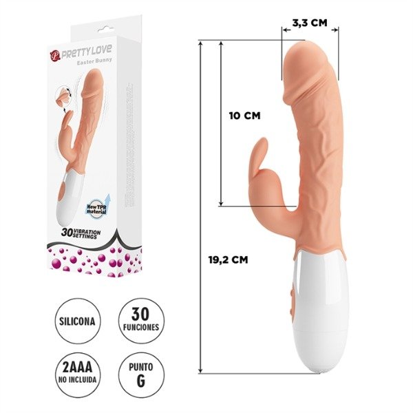 Producto - vibrador con estimulador de clitoris