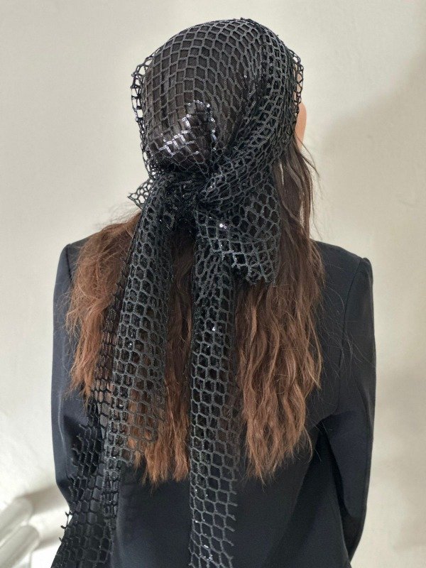 Producto - Pañuelo Brilloso Negro