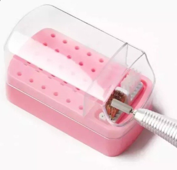Producto - PORTA FRESA + CEPILLOS PARA FRESA - 2EN1