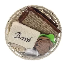 Producto - SET X5 DE BAÑO EN CANASTO REDONDO TY-42