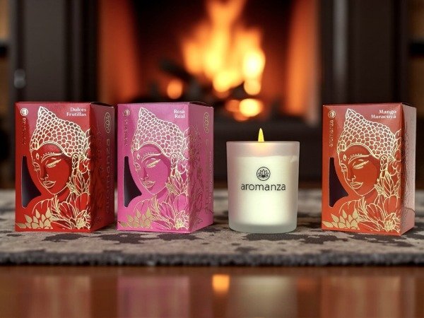 Producto - Vela aromática premium AROMANZA