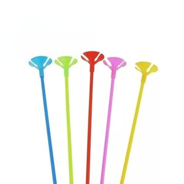 Producto - Palito porta globo multicolor x20un
