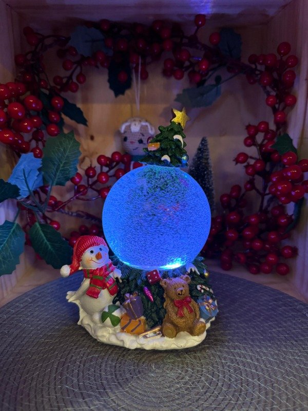 Producto - Bola de nieve: árbol gigante con Muñeco de nieve (Efectivo: 66.320)