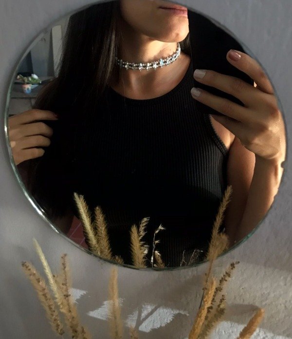 Producto - Choker de gemas Star