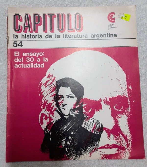 Producto - Historia De La Literatura Argentina Ceal #54 - El Ensayo Del 30 a la actualidad