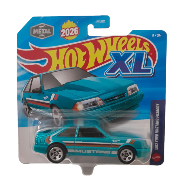 Producto - Hot Wheels Xl 1992 Ford Mustang Foxbody 1/43