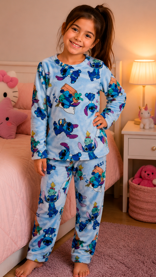 Producto - Conjunto pijama plush infantil- Stitch