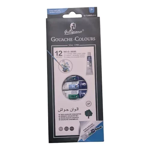 Producto - Témpera profesional gouache Giorgione x 12