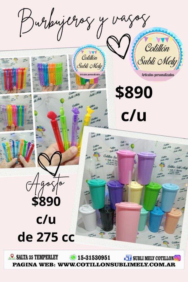 Producto - PROMO BURBUJEROS Y VASITOS