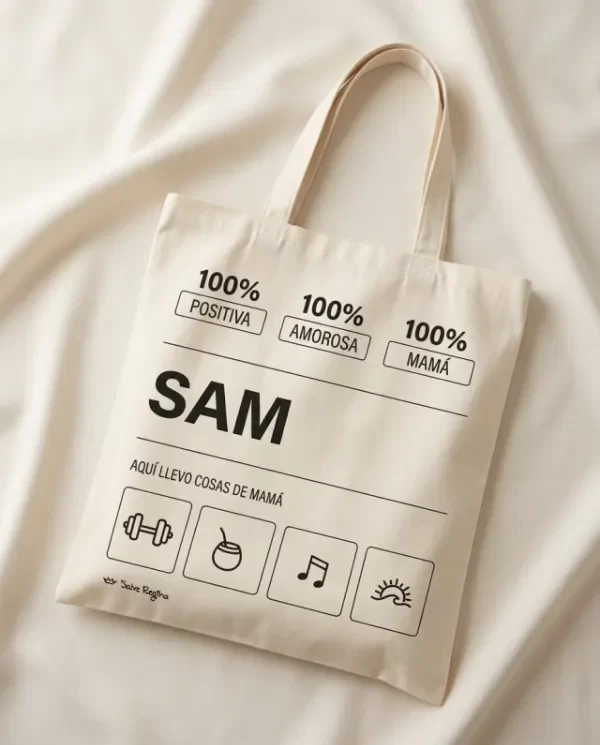 Producto - Tote Bag Mamá Única Personalizada