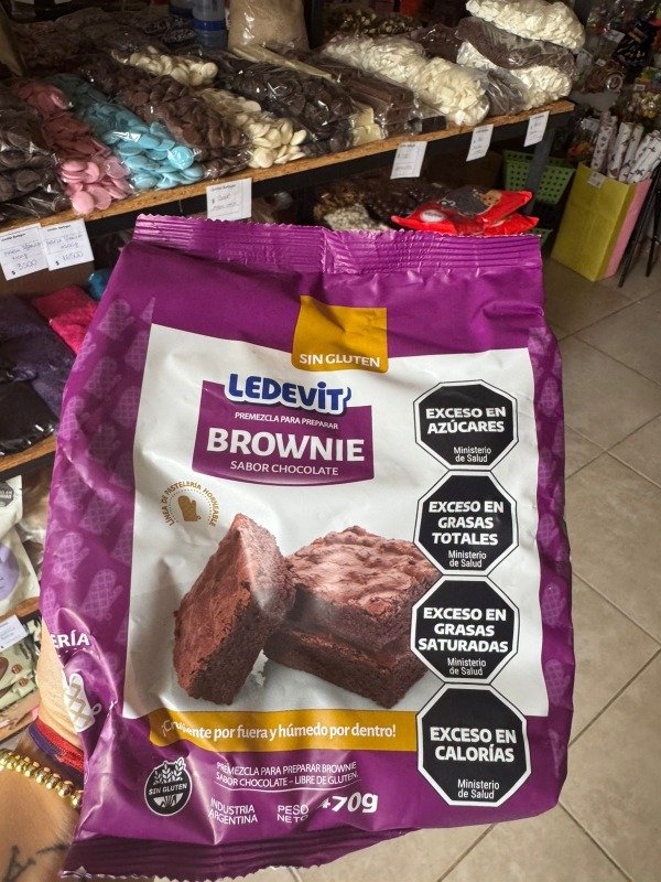 Producto - Premezcla Brownie Ledevit x 450 gr