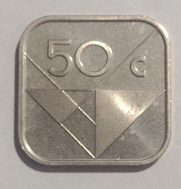 Producto - Aruba 50 centavos 2015 - 1