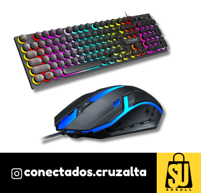 Producto - KIT TECLADO + MOUSE CON CABLE TF270